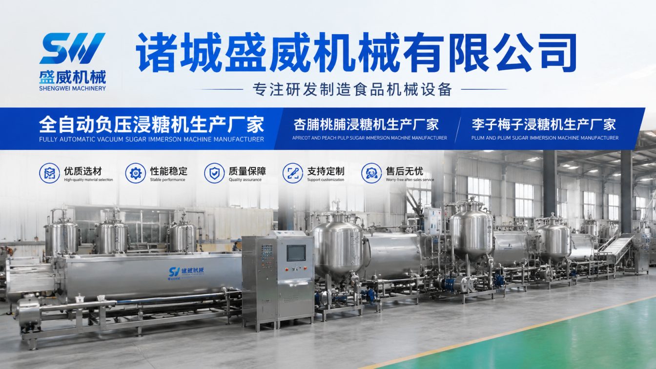 北海为果脯加工提供负压浸糖方案